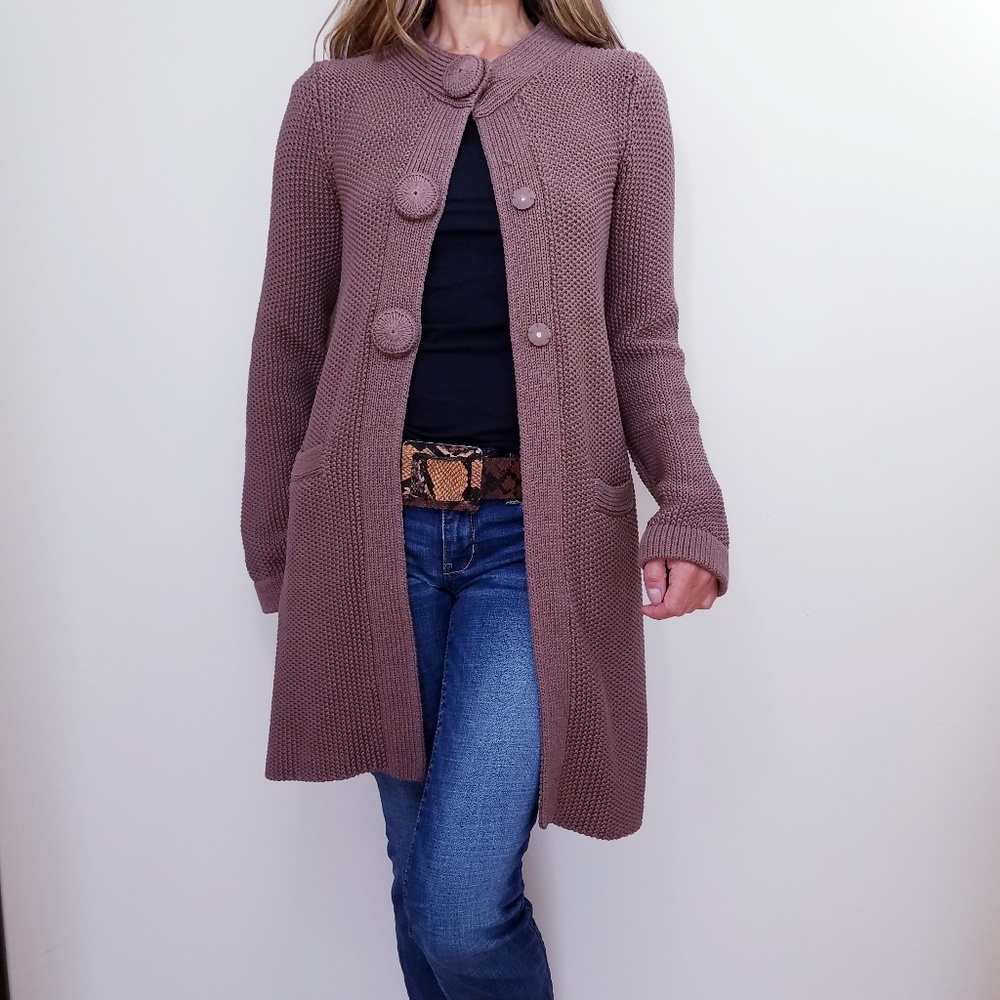 Boden Knit Cardigan Sweater Jacket Size 2